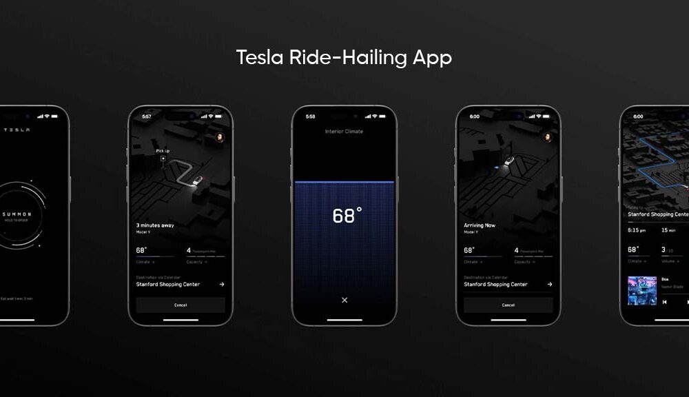 Tesla Ride-Hailing App
