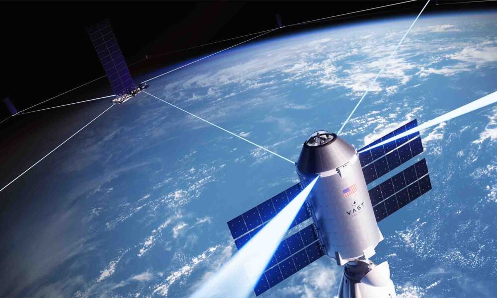 Vast Haven-1 Commercial Space Station connected with SpaceX's Starlink satellites