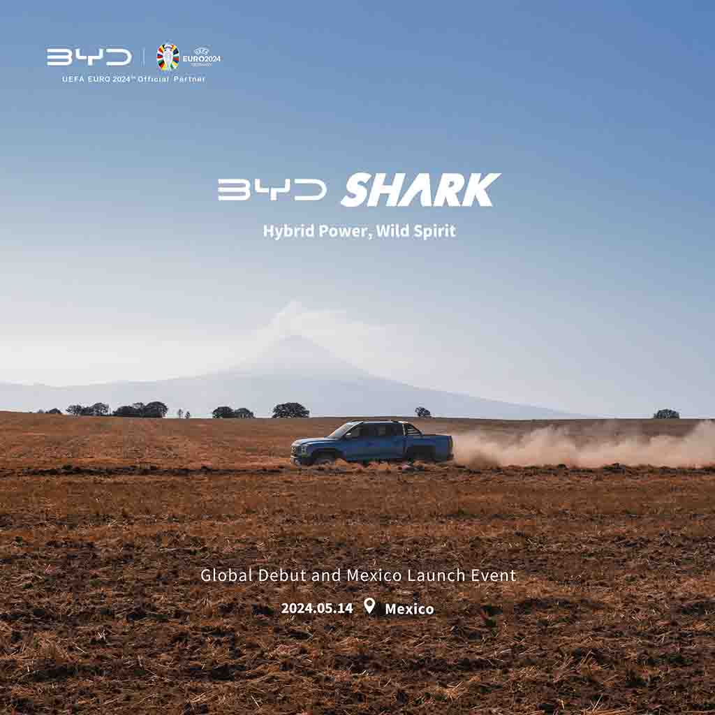 BYD Shark Launching on May 14 in Mexico City at Global Debut Event