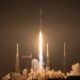 SpaceX Falcon 9 Liftoff from Space Launch Complex 40 at Cape Canaveral Space Force Station in Florida