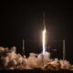 SpaceX Falcon 9 Lifting off from Space Launch Complex 40 (SLC-40) at Cape Canaveral Space Force Station in Florida