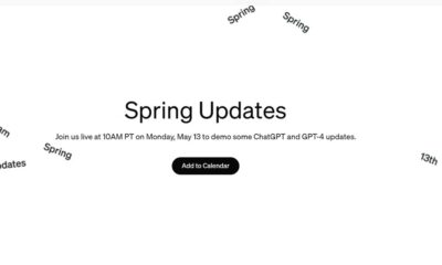 OpenAI ChatGPT and GTP-4 Spring 2024 Event