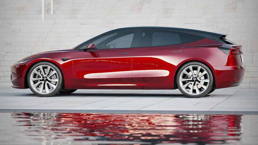 Tesla Model 3 Hatchback Concept Render