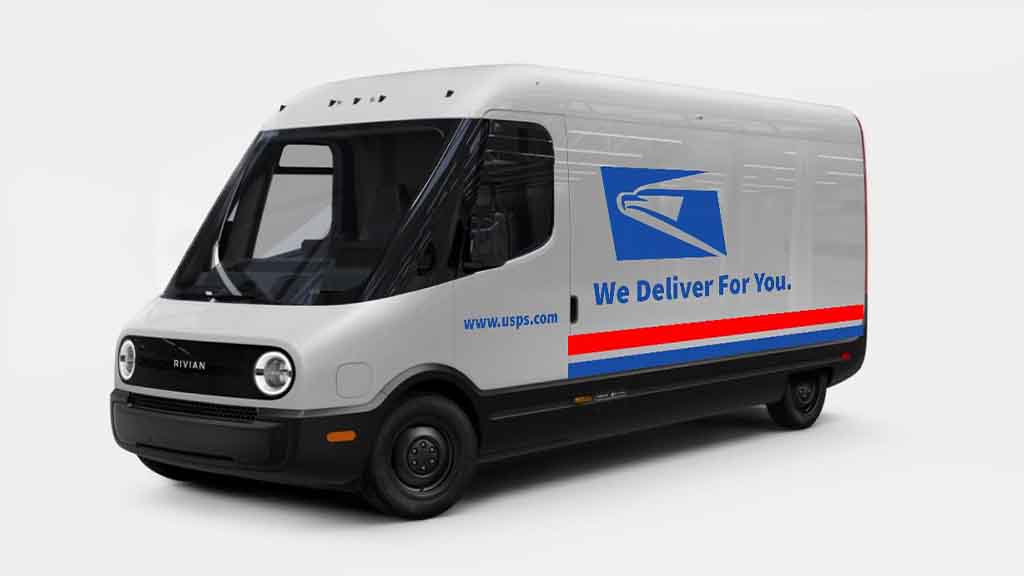 USPS Rivian Electric Delivery Van