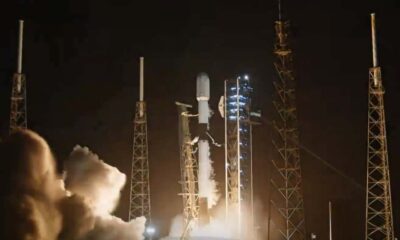 SpaceX Falcon 9 Lifting off from Space Launch Complex 40 at Cape Canaveral Space Force Station in Florida