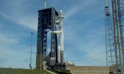 Boeing’s Starliner spacecraft atop the United Launch Alliance Atlas V rocket is seen on the launch pad of Space Launch Complex-41 at Cape Canaveral Space Force Station in Florida on Saturday, June 1, 2024