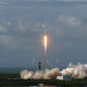 SpaceX Falcon 9 Lifting off from from Space Launch Complex 40 at Cape Canaveral Space Force Station in Florida.