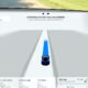 Tesla Full Self Driving (FSD) showing driver attention system warning