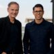 Volkswagen Group CEO, Oliver Blume (left) and RJ Scaringe Founder and CEO of Rivian (right)