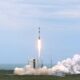 SpaceX Falcon 9 Liftoff from Space Launch Complex 40 at Cape Canaveral Space Force Station in Florida