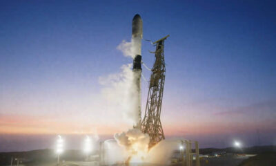 SpaceX Falcon 9 Liftoff from Space Launch Complex 4 East at Vandenberg Space Force Station in California