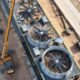 Giant Fans at Tesla Gigafactory Texas