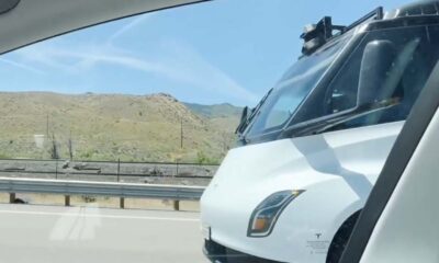 Tesla Semi Spotted testing LiDAR sensors for FSD self-driving