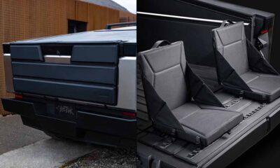 Tesla Cybertruck Tailgate Shield and Jumpseat