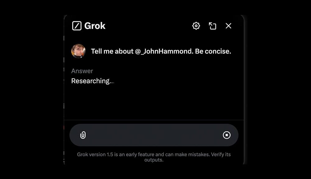 Grok Window Mode