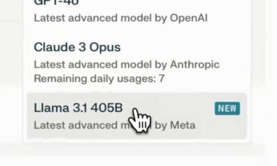 Meta Llama 3.1 405B on Perplexity