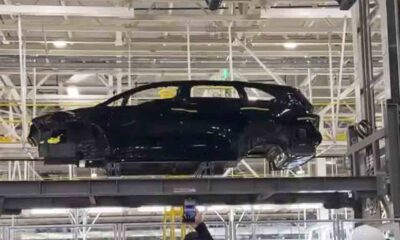 Lucid Gravity Pre-Production Bodyshell rollout