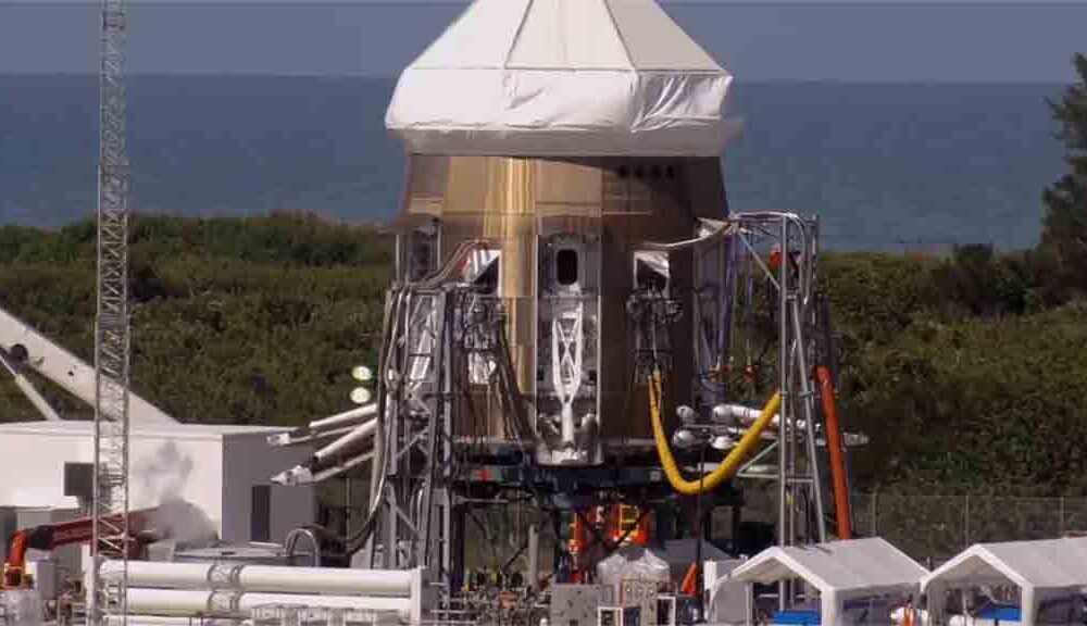 New Glenn's first stage Landing Leg Test