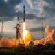 SpaceX Falcon 9 Lifting Off from Florida