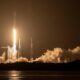 SpaceX Falcon 9 Lifting Off from Space Launch Complex 40 (SLC-40) at Cape Canaveral Space Force Station in Florida
