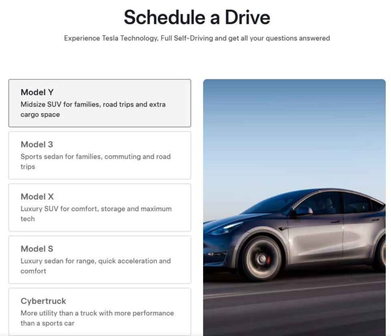 Tesla launches new demo drive page with FSD integration EONMSK News