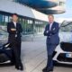 Koji Sato, President of Toyota (Left), Oliver Zipse, Chairman of the Board of Management, BMW AG (right)