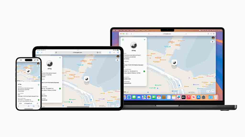 Apple Share Item Location feature