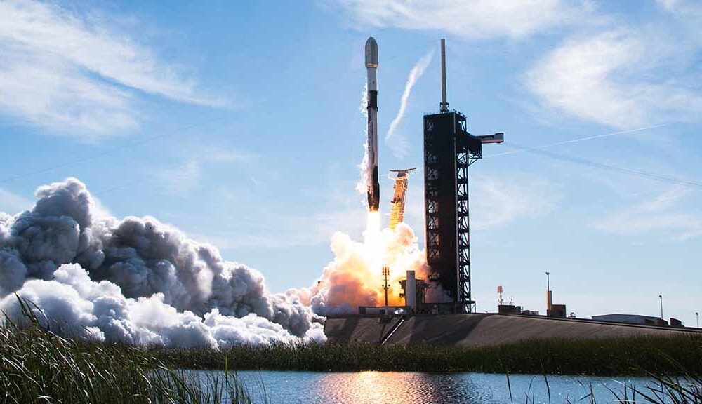 SpaceX Falcon 9 lifted off from Launch Complex 39A at Kennedy Space Center in Florida