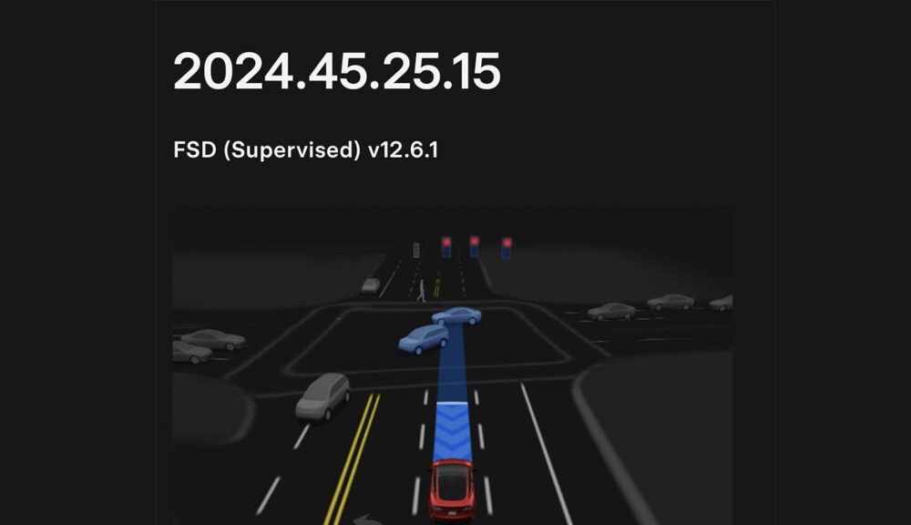 Tesla FSD v12.6.1