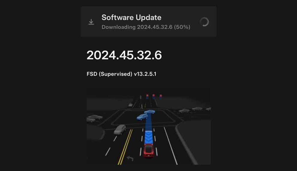 Tesla FSD v13.2.5.1