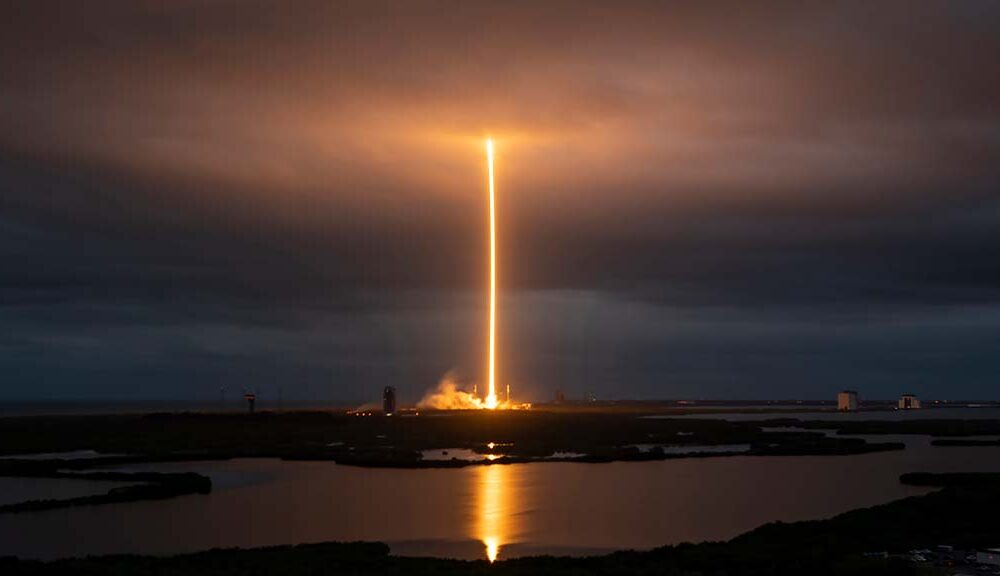 SpaceX Falcon 9 liftoff from Florida