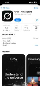 Voice mode rolling out to Grok iOS app - EONMSK News