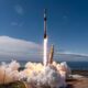SpaceX Falcon 9 liftoff from Space Launch Complex 4 East at Vandenberg Space Force Base