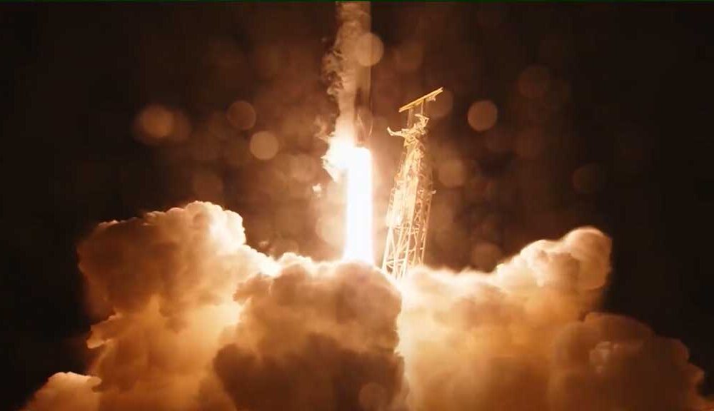 SpaceX Falcon 9 rocket lift off from Vandenberg Space Force Base in California with SPHEREx and PUNCH mission