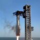 Starship Flight 8 Booster catch for the third time