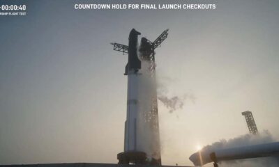 SpaceX Starship Flight 8 T-40 seconds hold