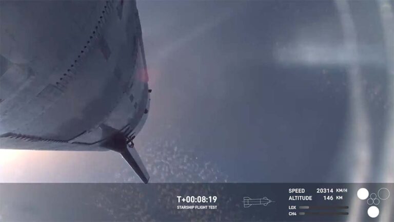 Ship 34 loss due to altitude control during Starship Flight 8