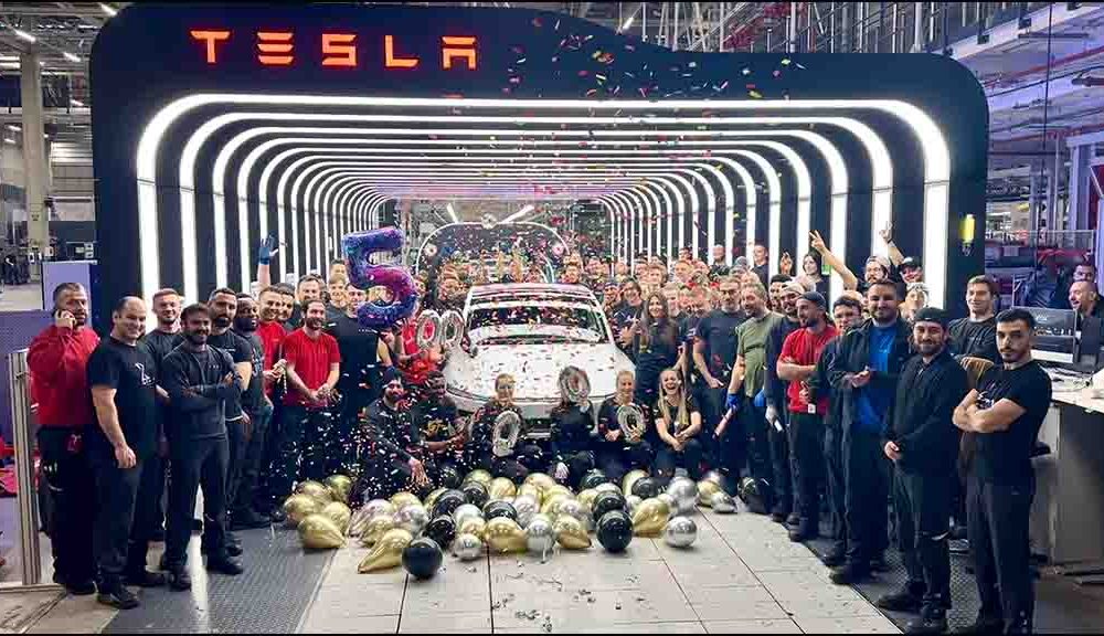 Tesla Model Y 500k production at Giga Berlin