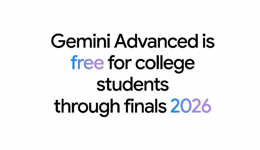 Google Gemini Advanced Free for College Students