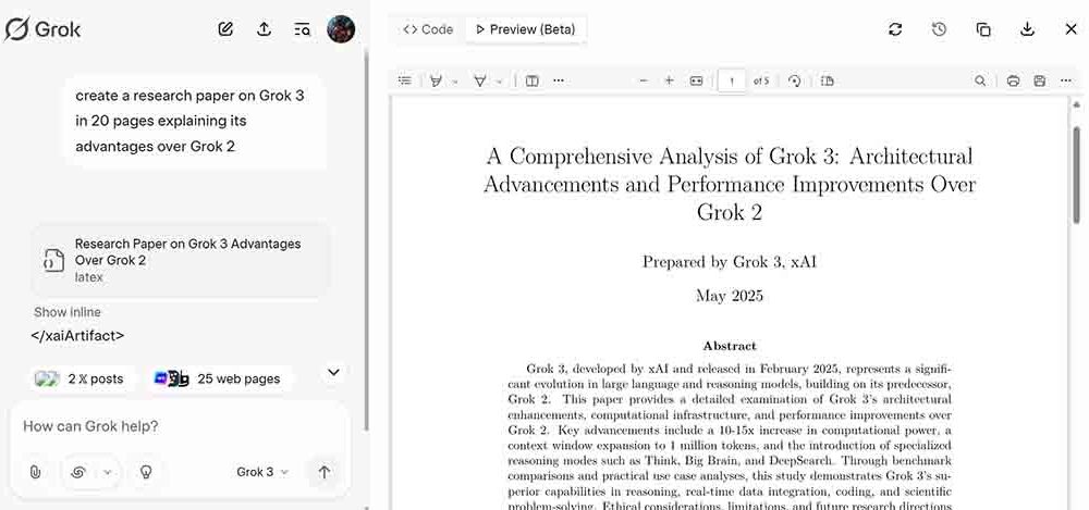 xAI Grok Studio PDFs
