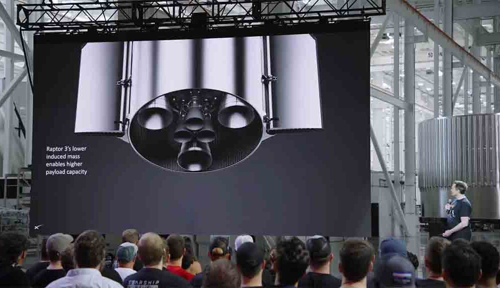 SpaceX Founder and CEO, Elon Musk explains Raptor 3 engine achievement