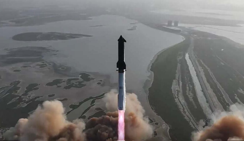 9th Starship Test Flight lifted off from Starbase, Texas