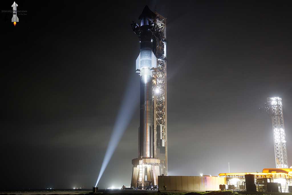 Starship Flight 9 full stack