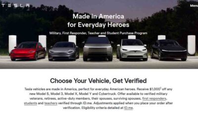 Tesla American Heroes program