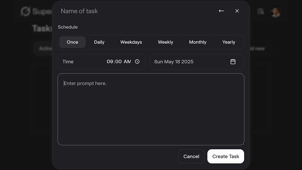 xAI Grok Task Feature