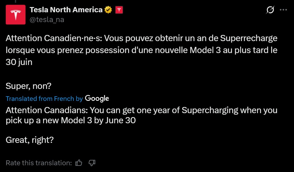 Google Translate on X