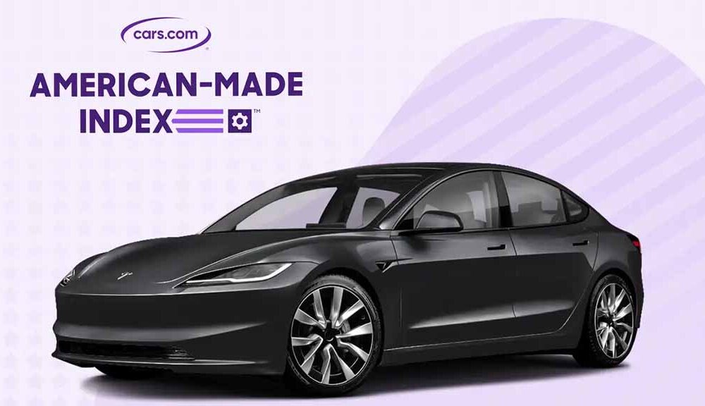 Most American-made index Tesla
