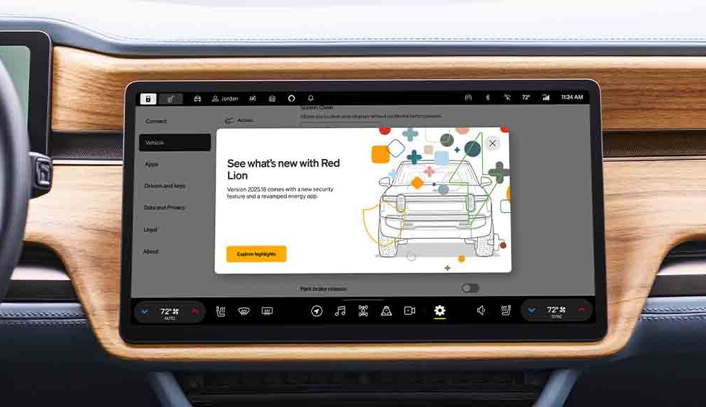 Rivian new energy app