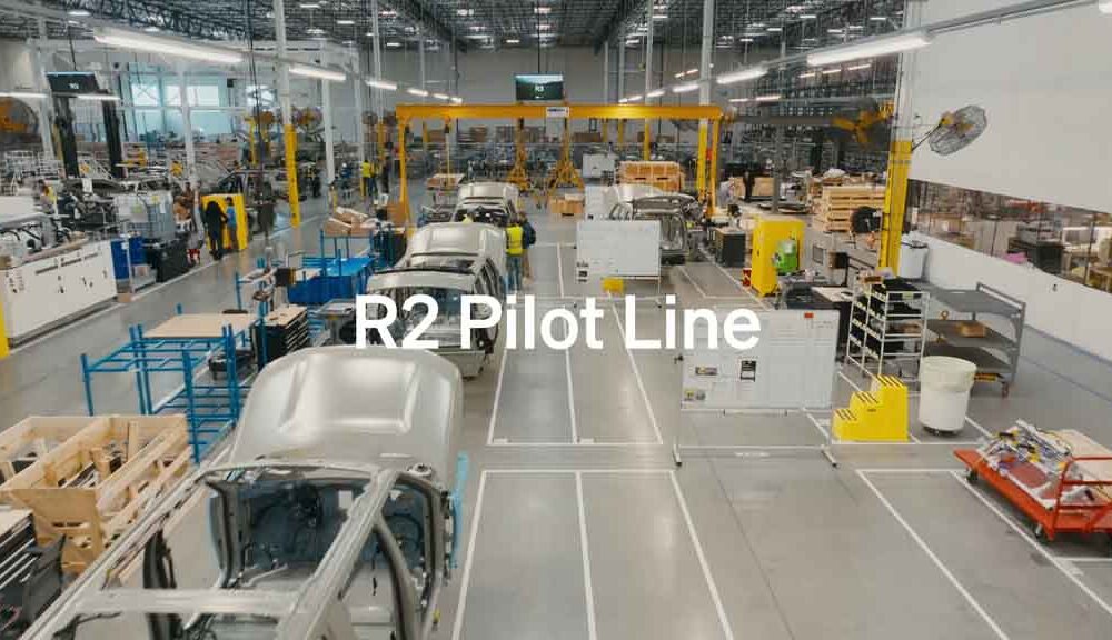 Rivian R2 pilot line