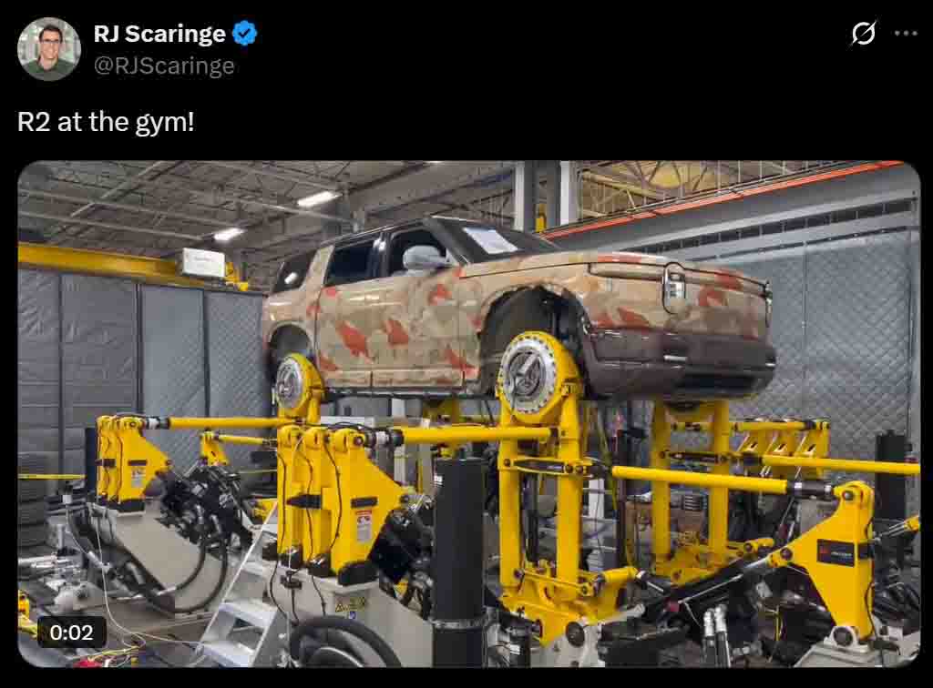 Rivian R2 test